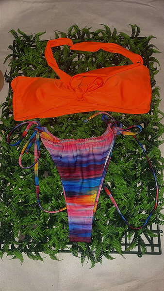 Bikini élégant coloré pour femmes