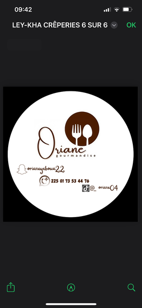 Oriane Gourmandise 