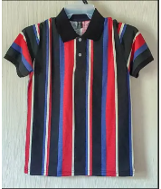 Wears Stripe Yarn Dyed Multi Color Half Sleeve T-Shirt for men