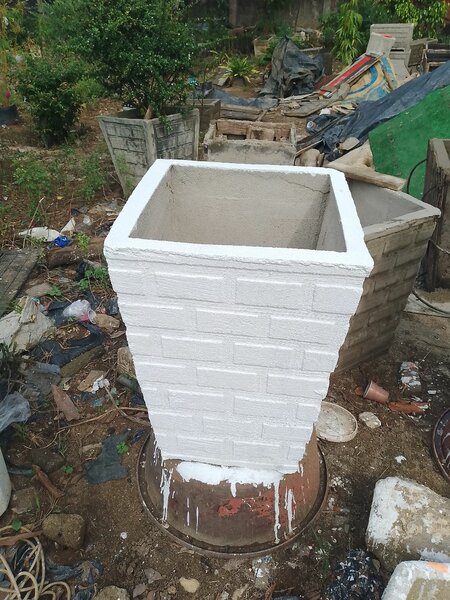 Jardinière en béton design