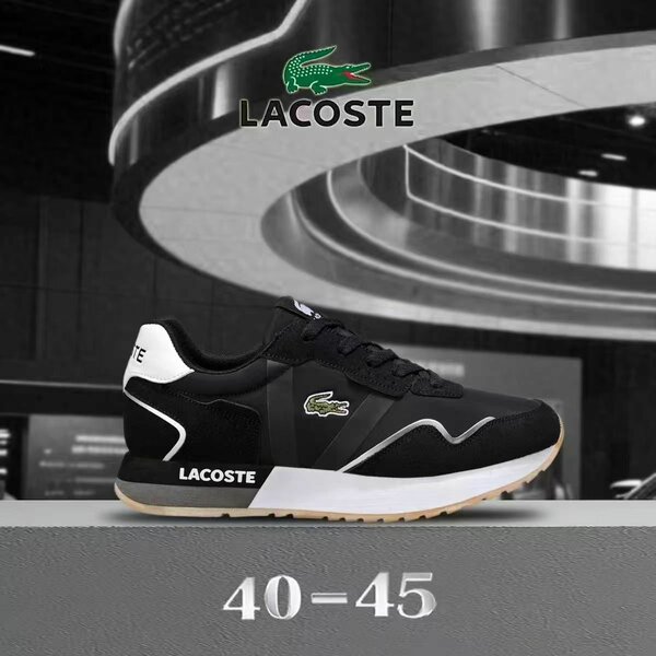 Baskets Lacoste Noires Homme