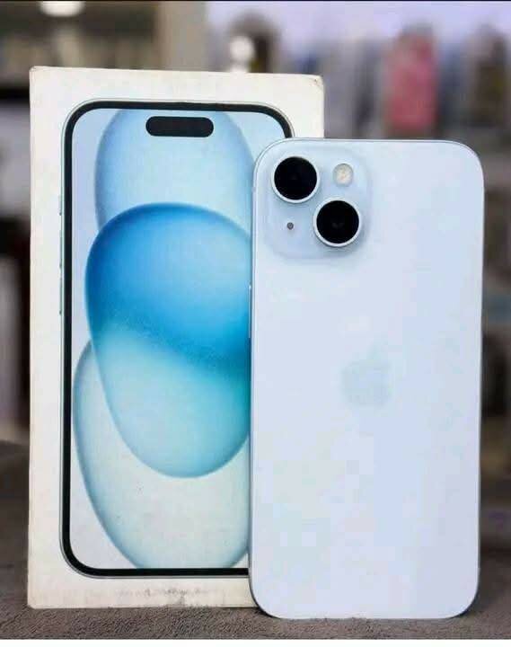 Smartphone moderne bleu