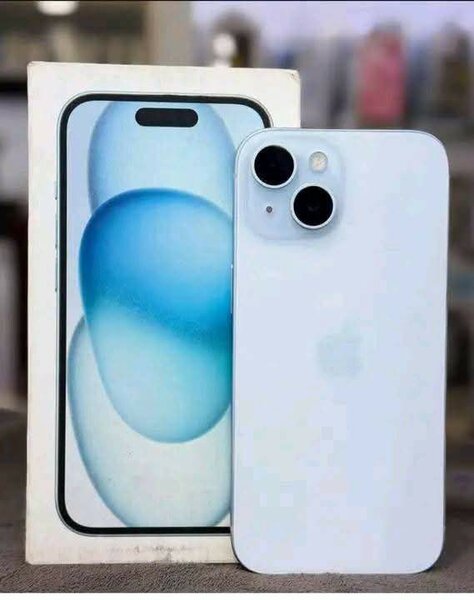 Smartphone moderne bleu