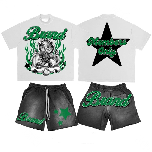 Ensemble T-shirt et Short tendance