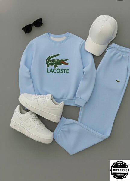Survêtement Lacoste Bleu