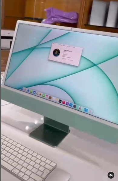 THE AMAZING 2021 iMAC IN THE MESMERIZING TEAL COLOUR M1 chip