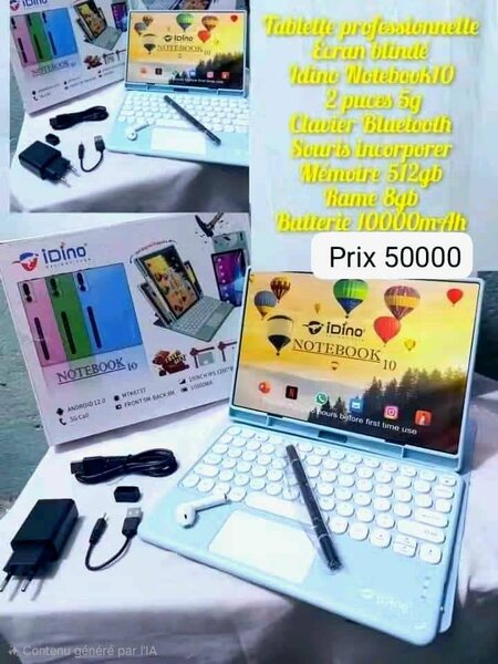Tablette Idino Notebook10 512Go