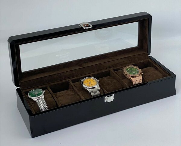 6 Slot Watch Case, Watches Organizer