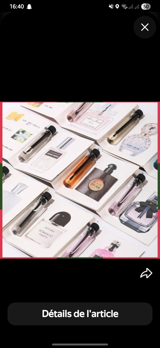 Échantillons de Parfum AÏDI