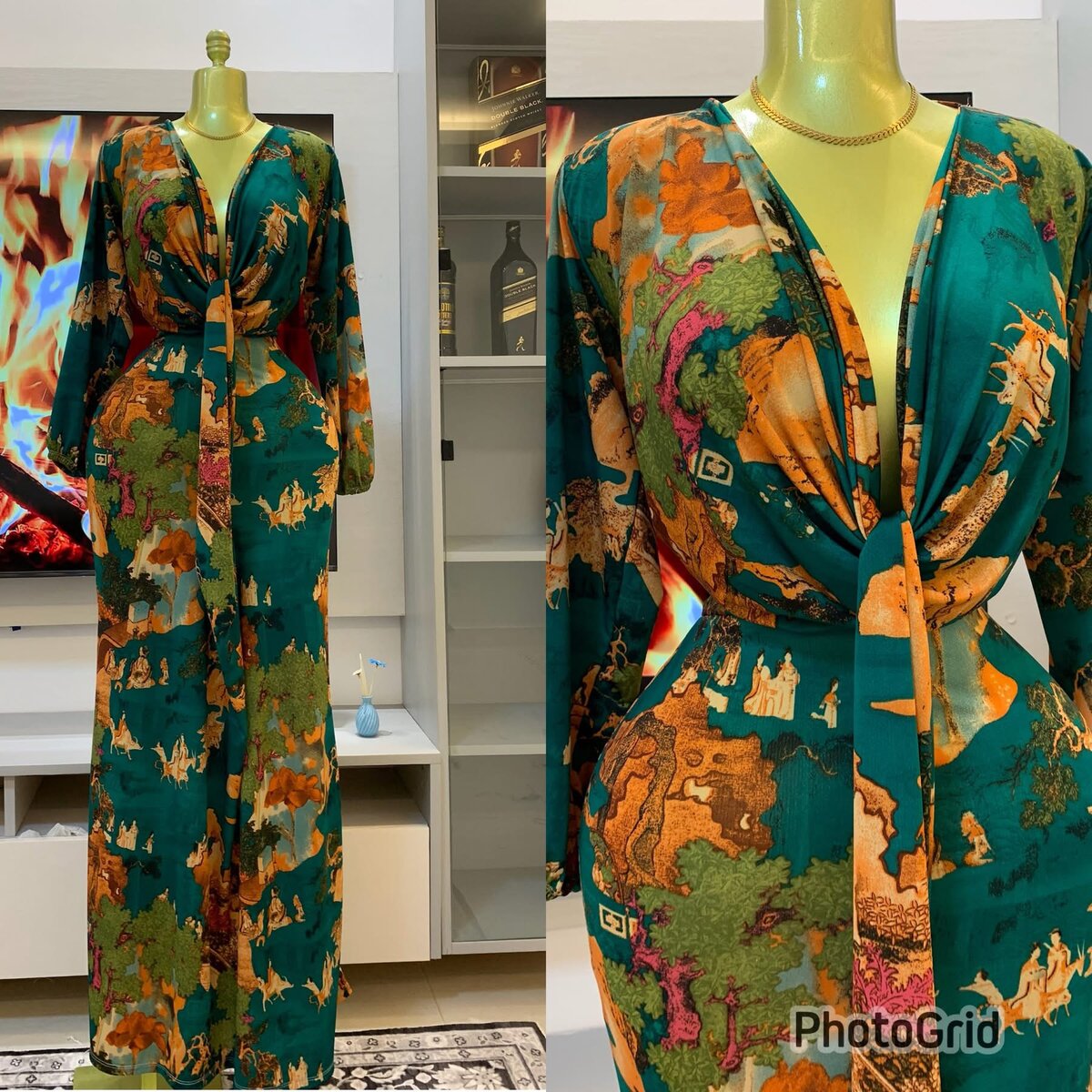Robe élégante en velours