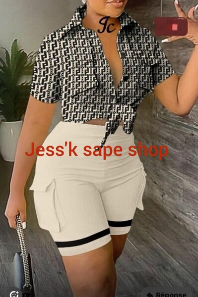 Chemise à motif chic