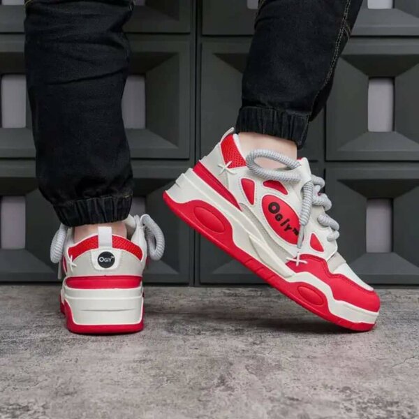 Baskets rouges tendance pour enfants