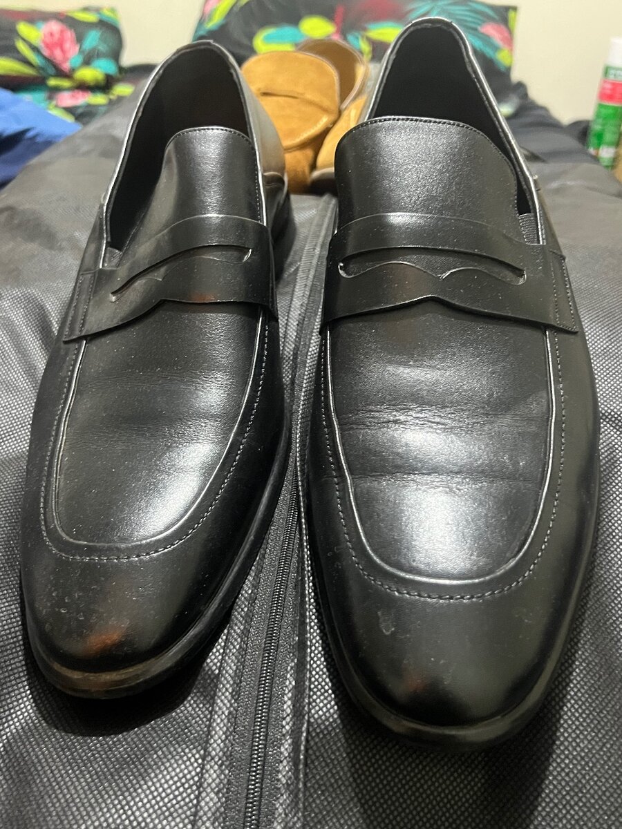 Mens Black Leather shoes