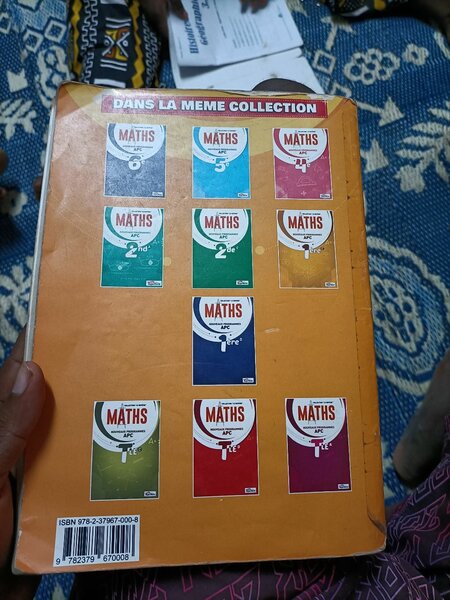Manuel de Maths 3e APC