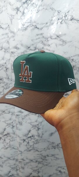 Casquette LA New Era vert et marron