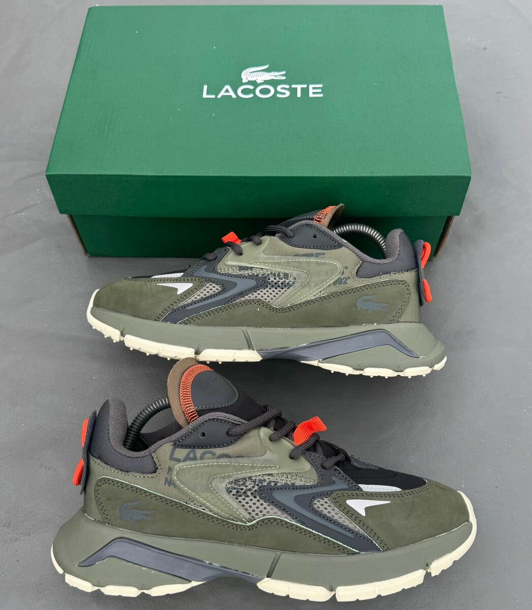 Baskets Lacoste Vert Homme