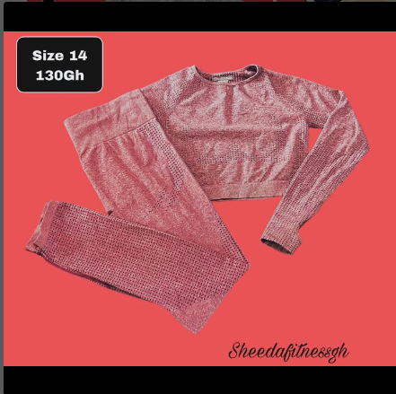 top and leggings red