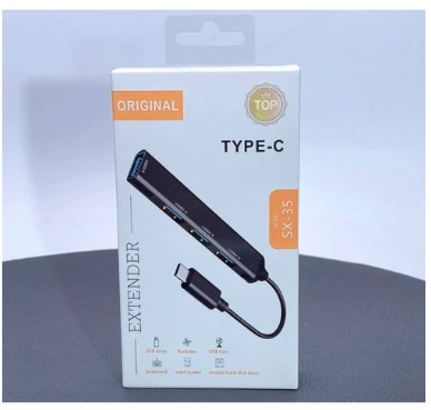 Adaptateur D'extension Type-C Vers USB 4 Ports 3.0 Et 2.0