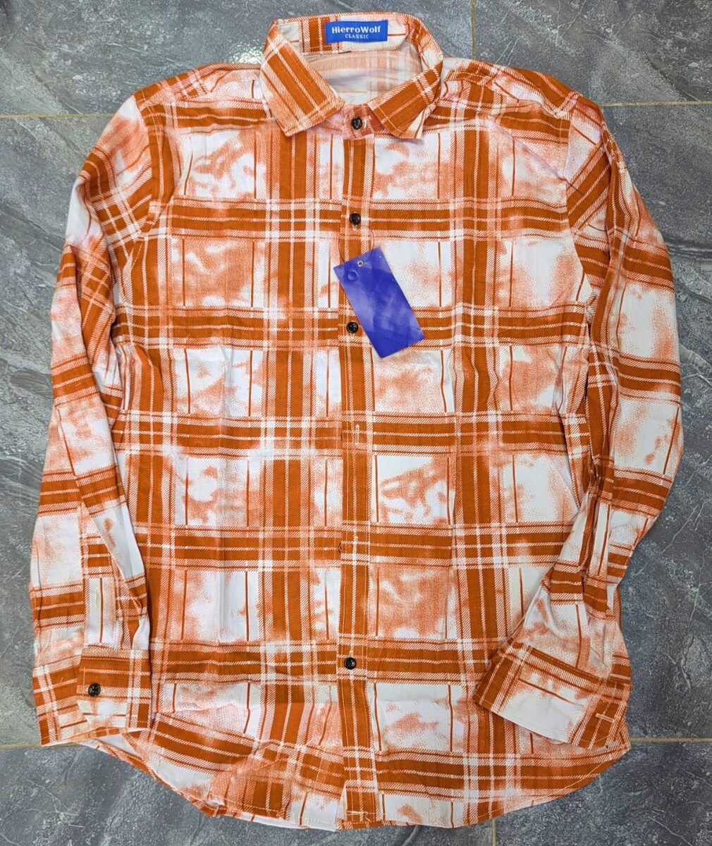 Chemise homme à carreaux