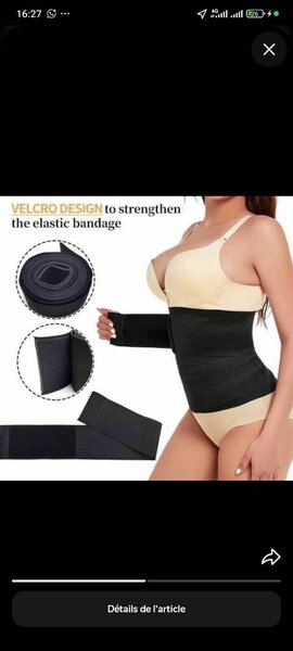 Ceinture Amincissante Élastique