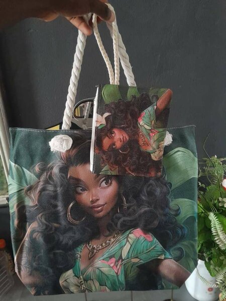 Sac cabas avec pochette