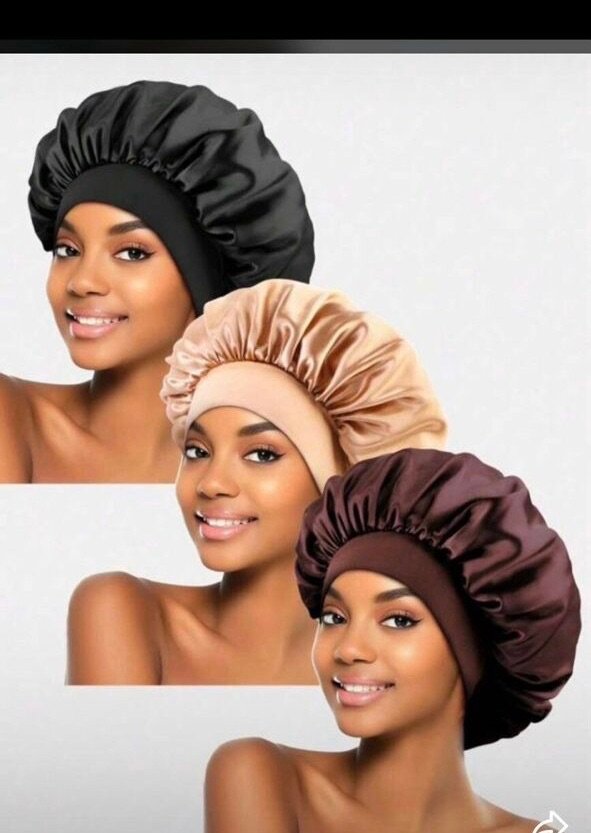 Bonnet en satin élégant