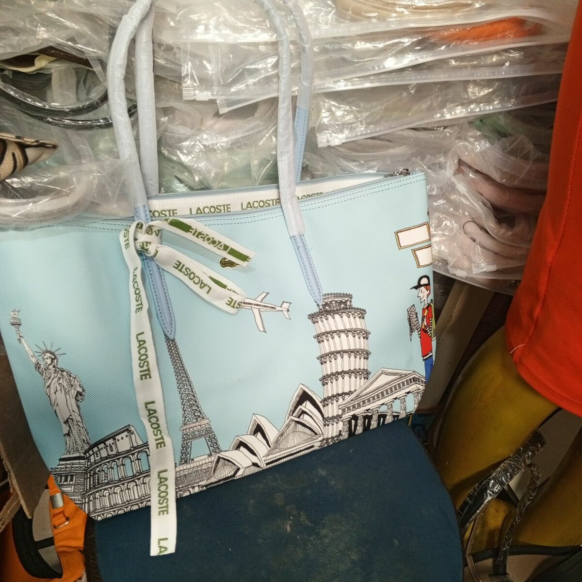 Sac à main Lacoste imprimé