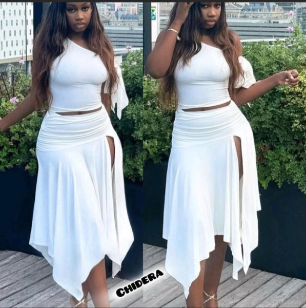 Robe blanche élégante