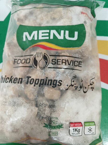 Afgani Chicken Toping