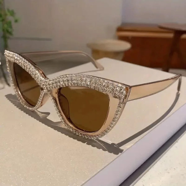 Lunettes de soleil strass chic
