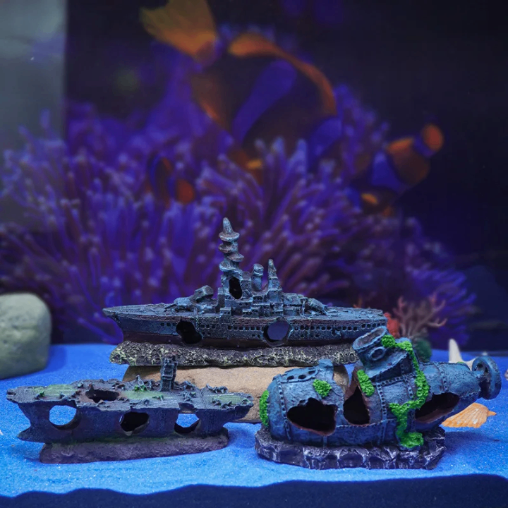 Décors Aquarium Épaves