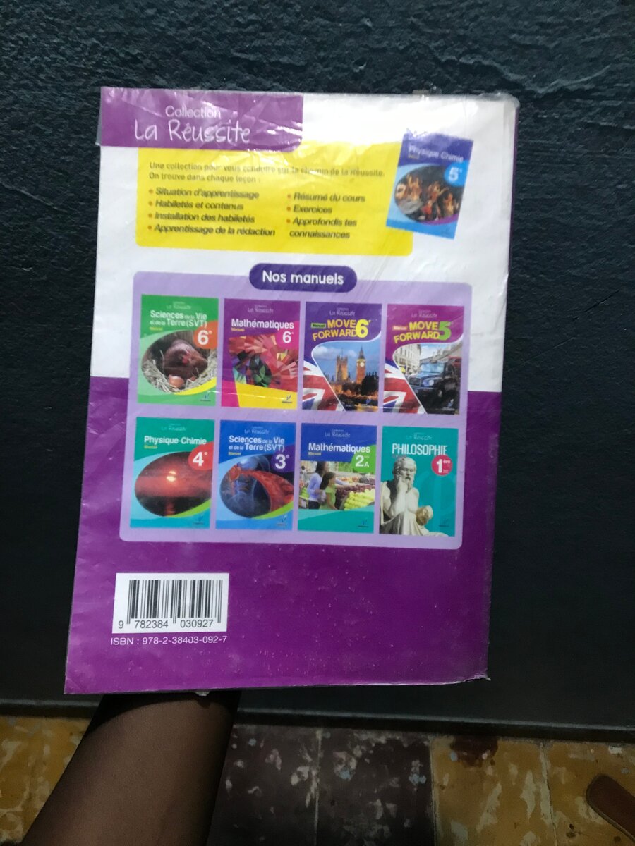 Livre Physique-Chimie 6e