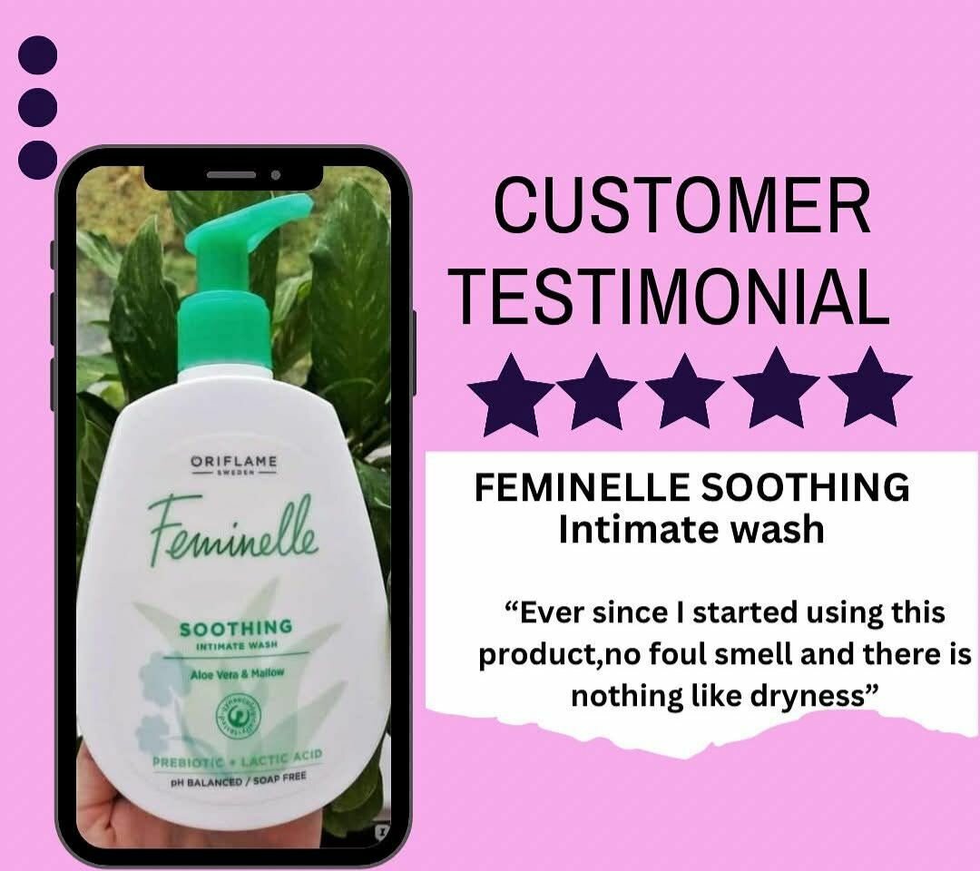 Oriflame's Feminelle Intimate Wash with soothing Alore /mal