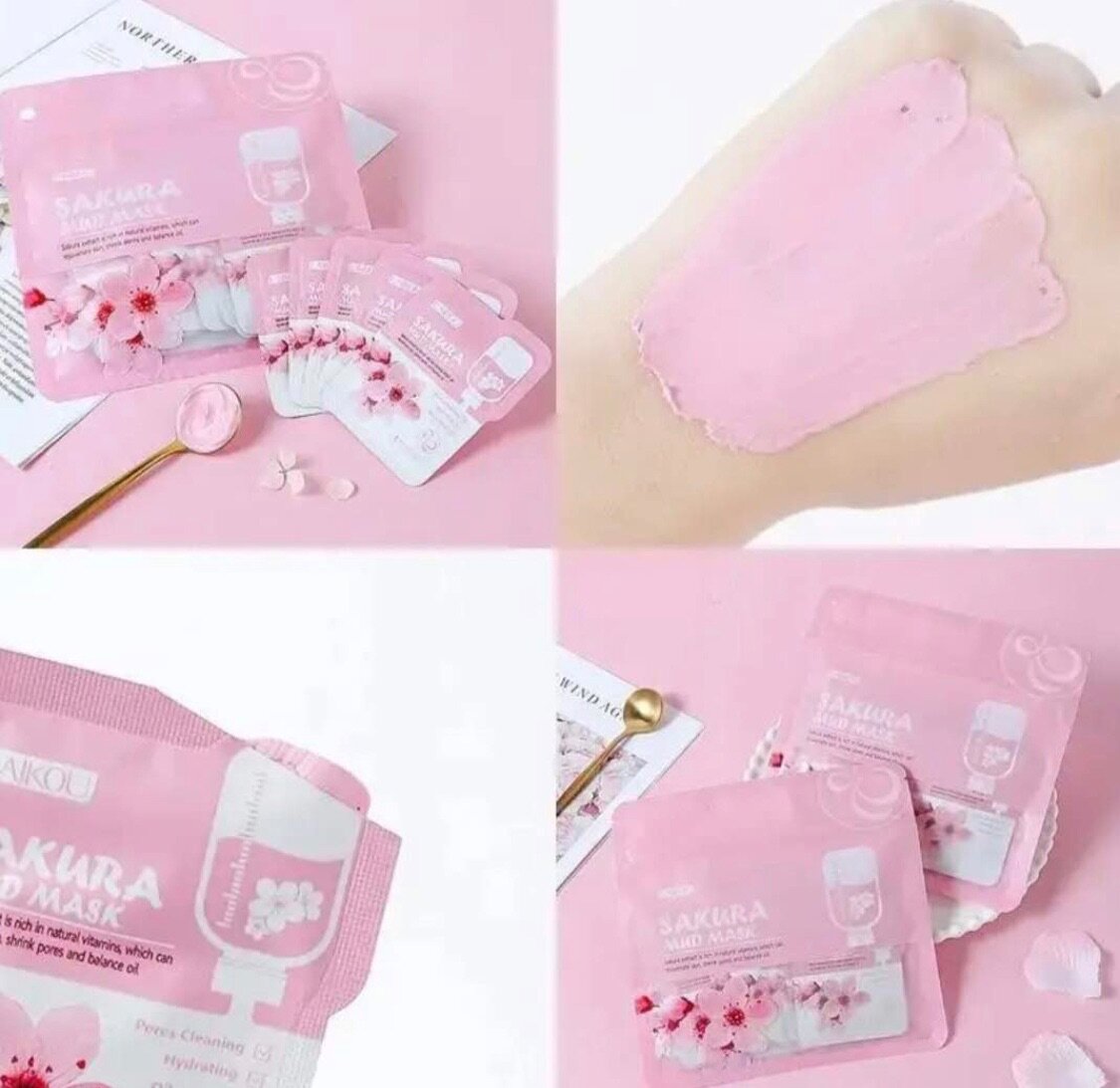 Mud Mask, 5g Each, Deep Pore Cleansing & Oil Control, Hydrat