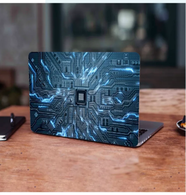 Motherboard Circuit Laptop Skin Vinyl Sticker Decal, 12 13 13.3 14 15 15.4 15.6 inch Laptop Skin Sticker Cover Art Decal Protector Fits All Laptops