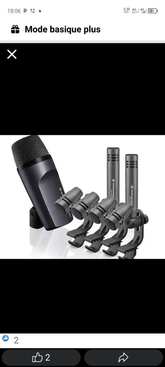 Système microphones sans fil