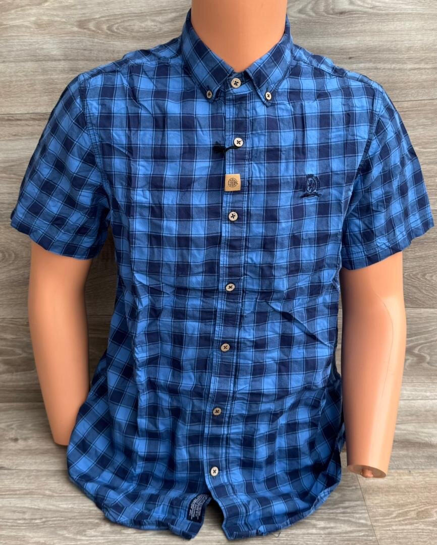 Chemise à carreaux homme