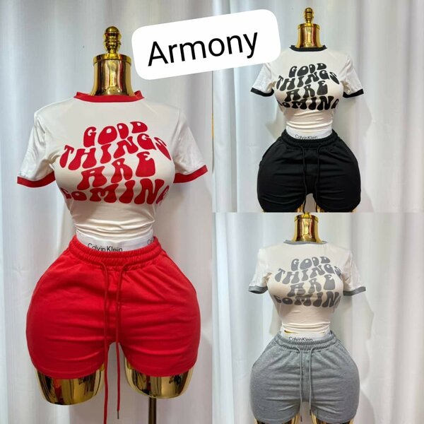 T-shirt et Short Femme