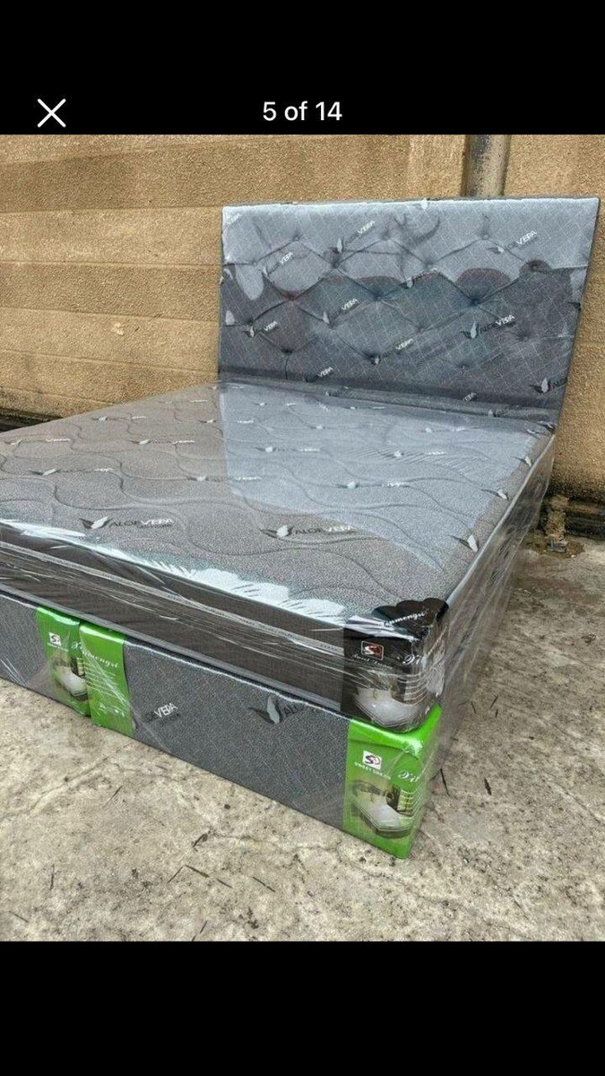 High quality king-size bed and mattress