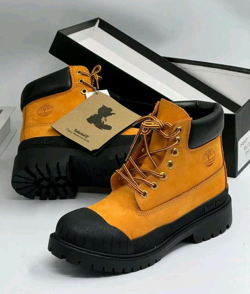 Robustes Bottines en Cuir