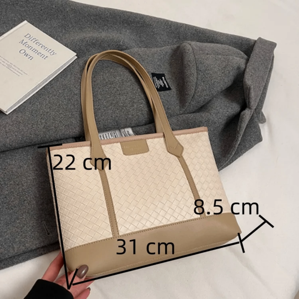 Sac cabas tissé élégant