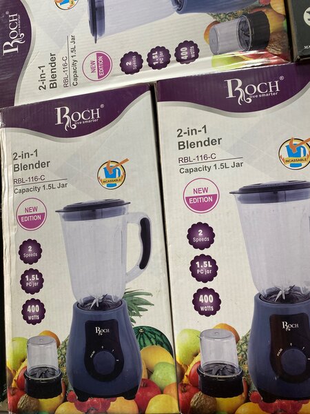 Roch blender 1.5L jar 2 in 1