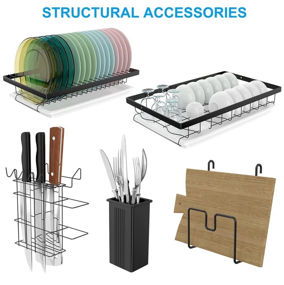 2 tier kitchen dish rack