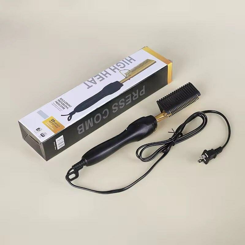 Liseur cheveux, fer a cheveux raides en cuire électronique