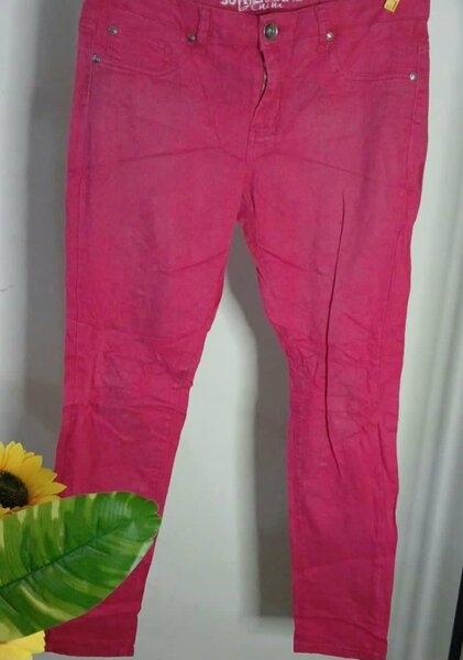 Jeggings slim fit roses