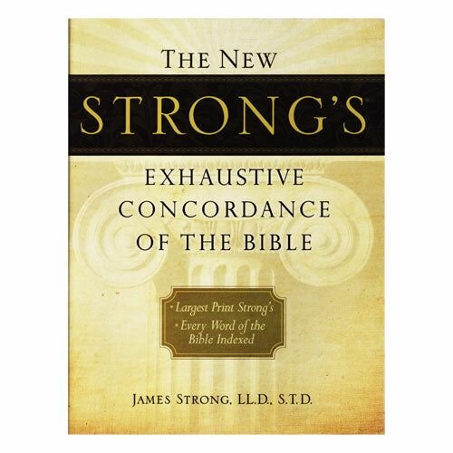 STRONG CONCORDANCE - LARGE PRINT
