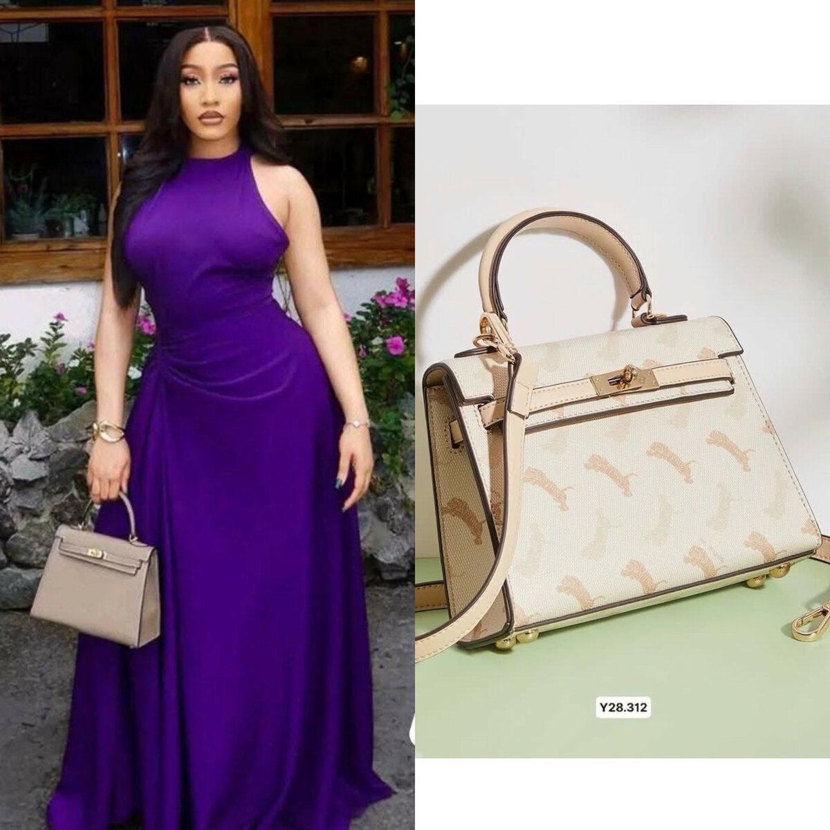 Sac à main élégant en cuir