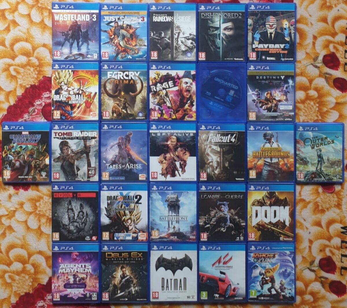 CD PS4, les CD sont propres