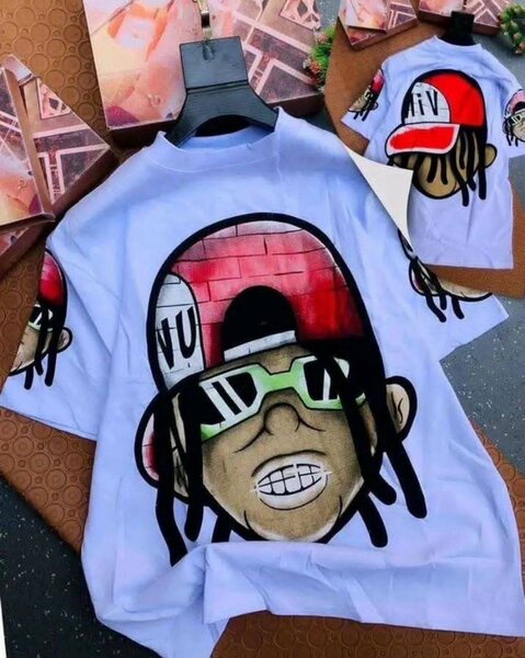 T-shirt graphique hip-hop unisexe