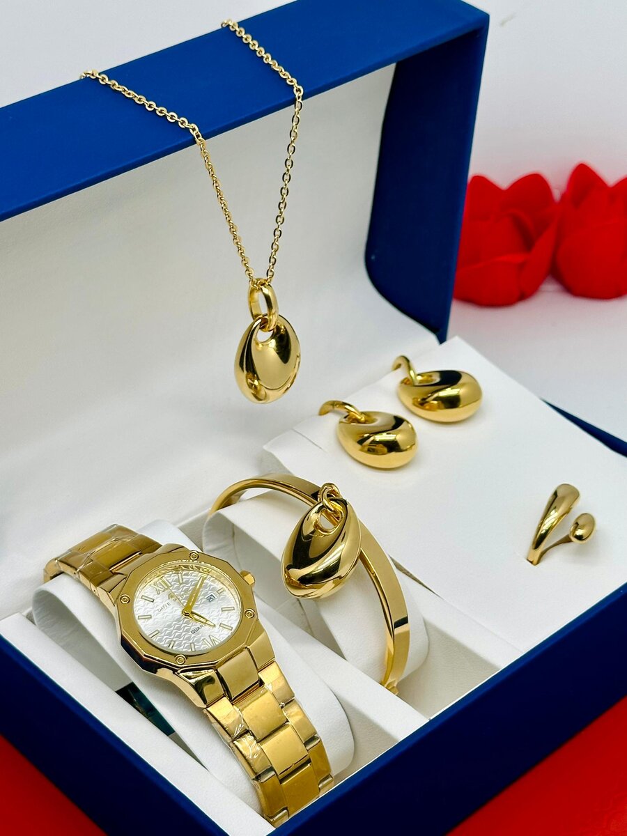 Set de Montre et Bijoux Élégant